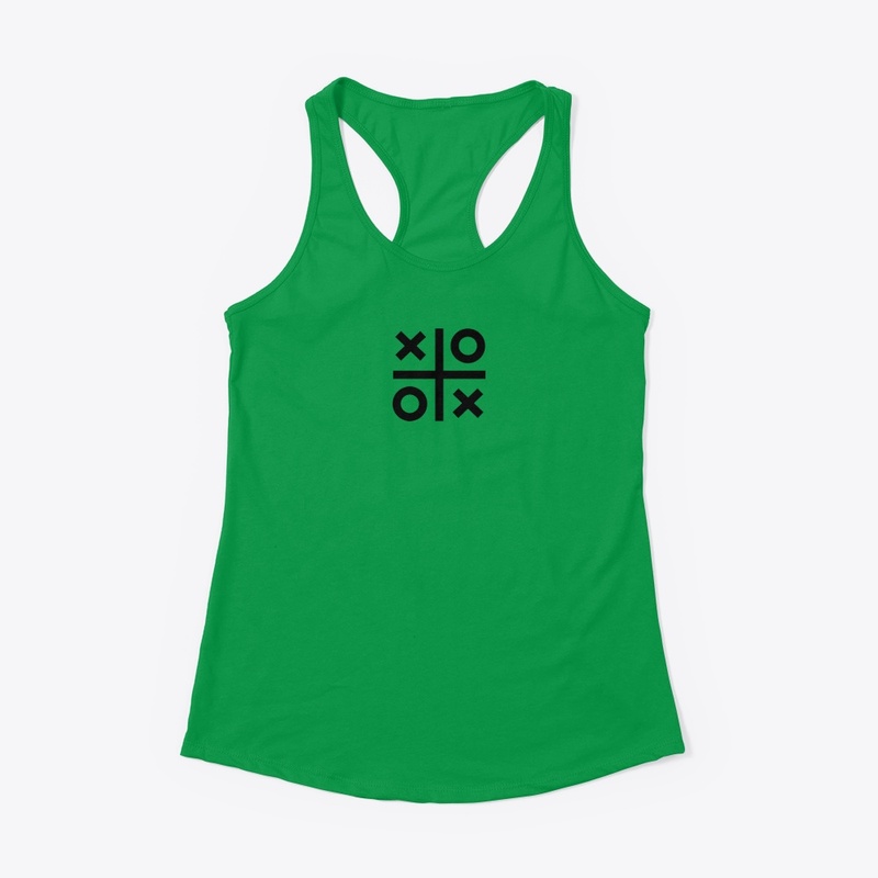 tic tac toe printed topwear