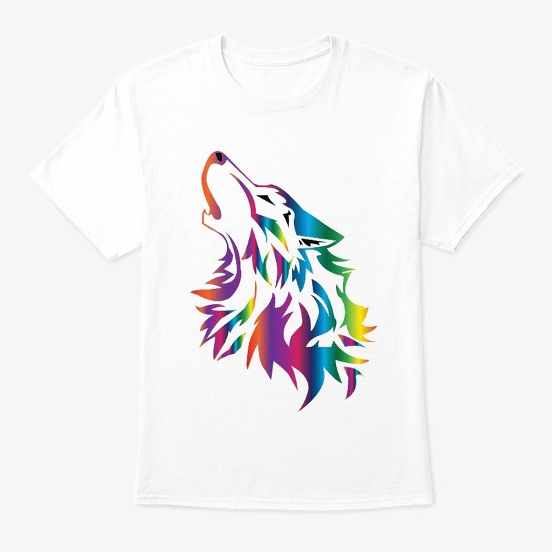WOLF ILLUSTRATION.