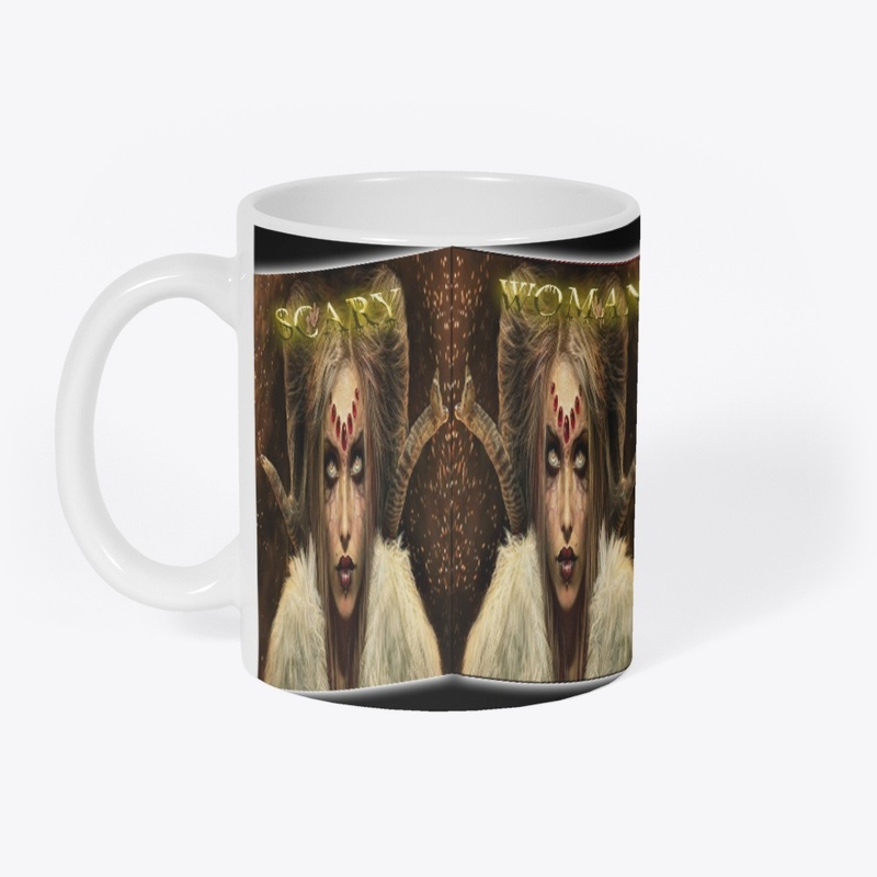 Scary Woman drinkware