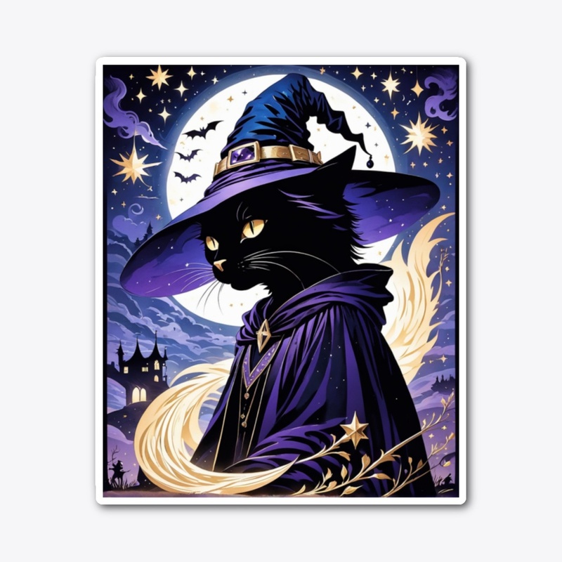 Enchanted Feline Sorcerer