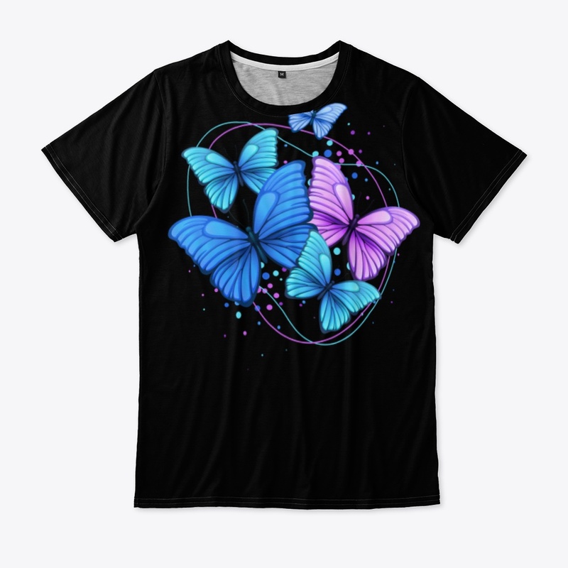 Cool Butterfly Design T-Shirt and Tank