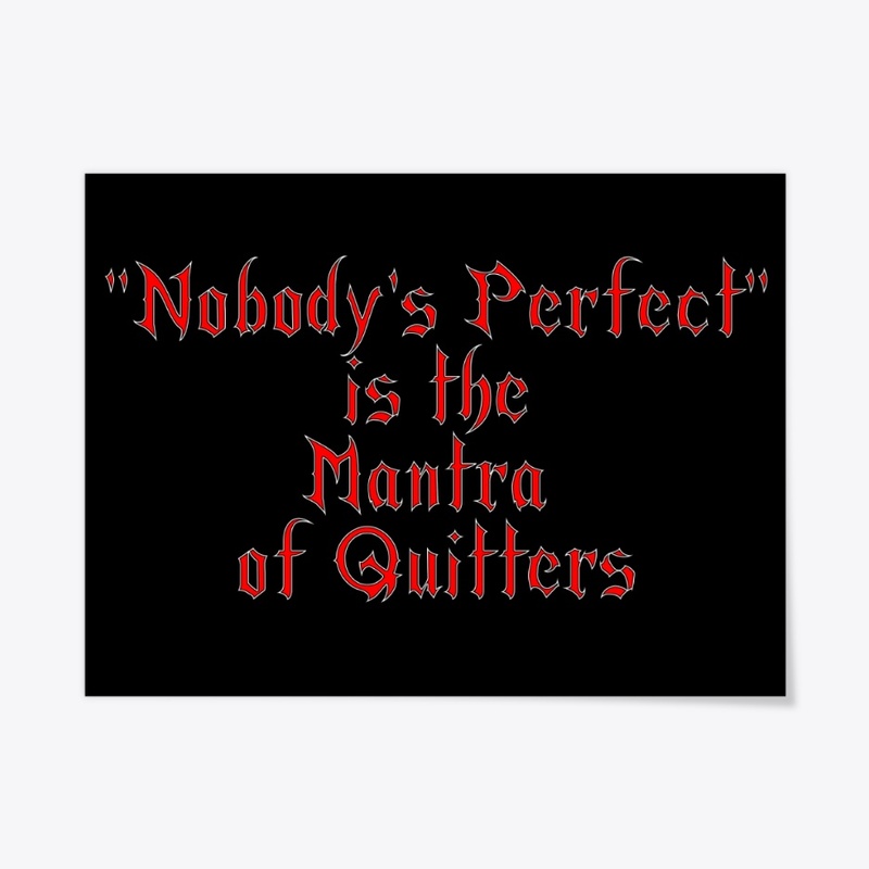 "Nobody's Perfect"