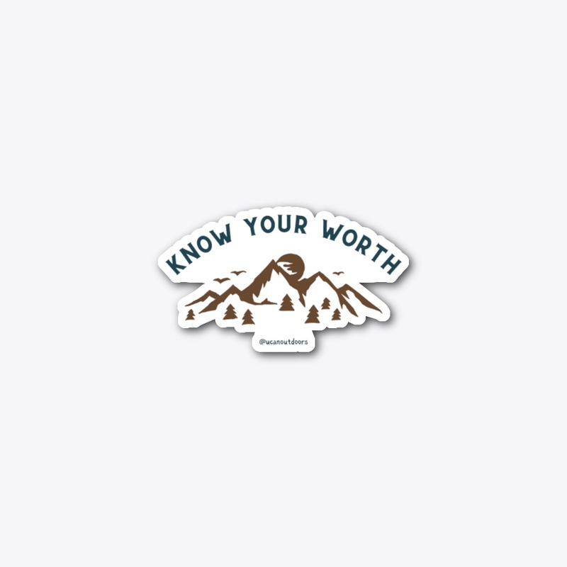 Know Your Worth Sticker