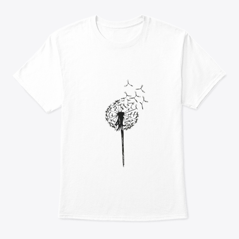 Dandelion blowing