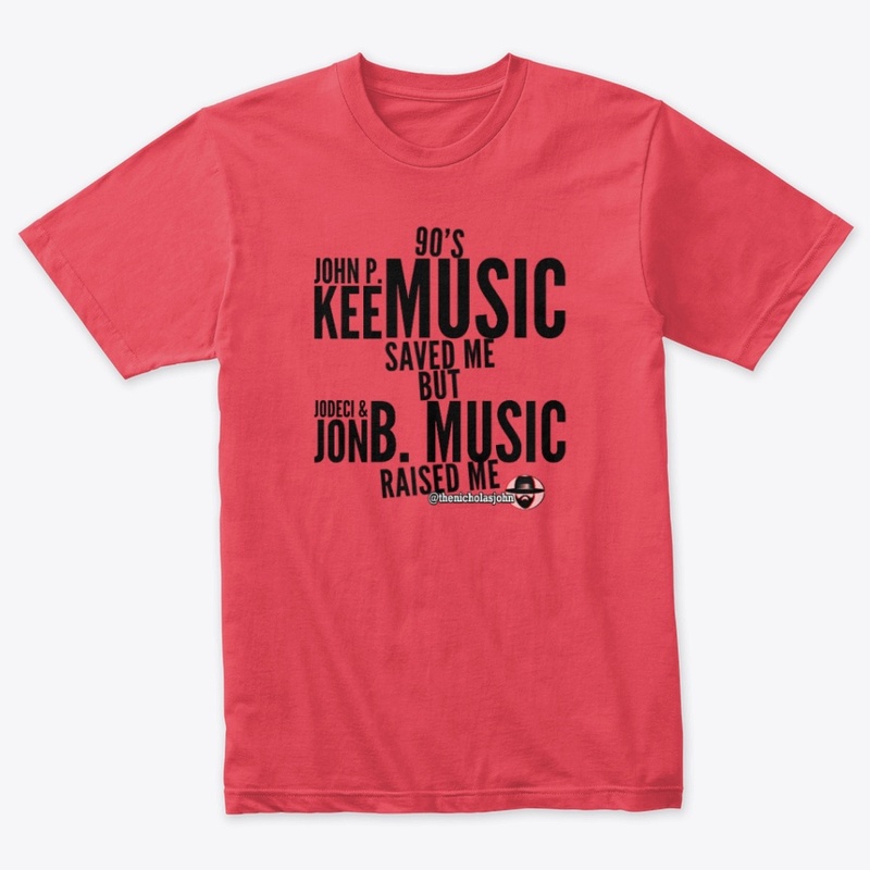 90s John P Kee - Jodeci Music Black Tee 