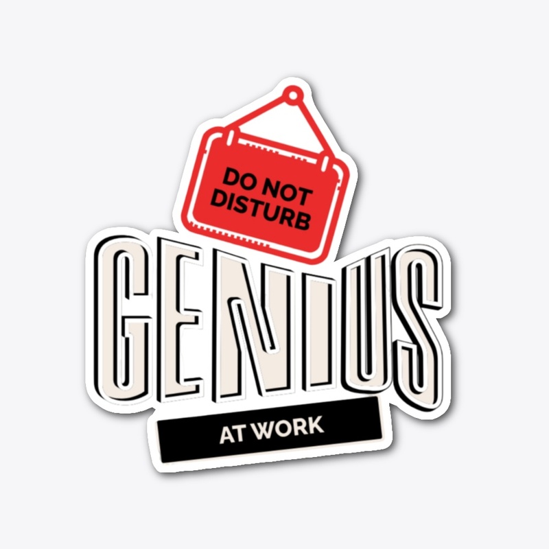 DND Genius At Work Tee