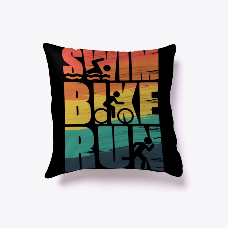 Triathlon Sports swim bike run T-Shirt