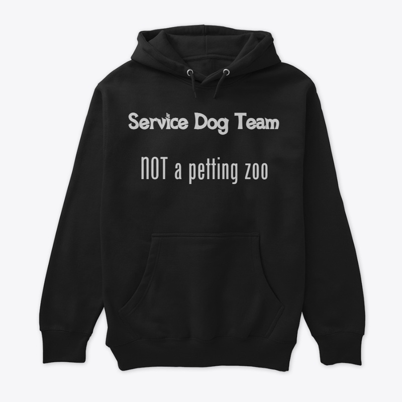 Service dog team, NOT a petting zoo