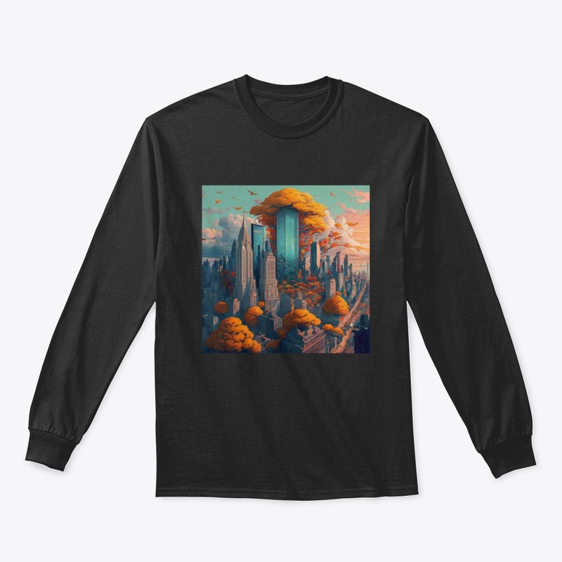 comic skyscraper scenery 