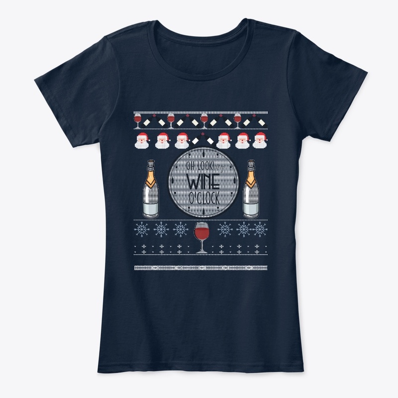 Funny WINE Ugly Christmas Sweater