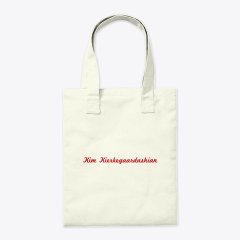 Own Up To It Tote Bag Natural T-Shirt Back