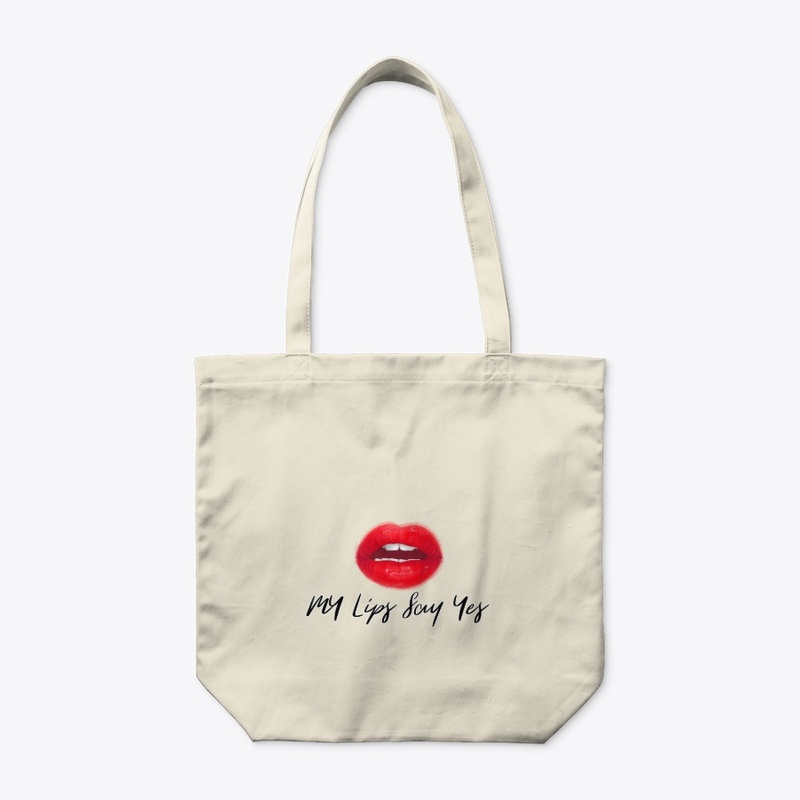 My lips say yes (black)