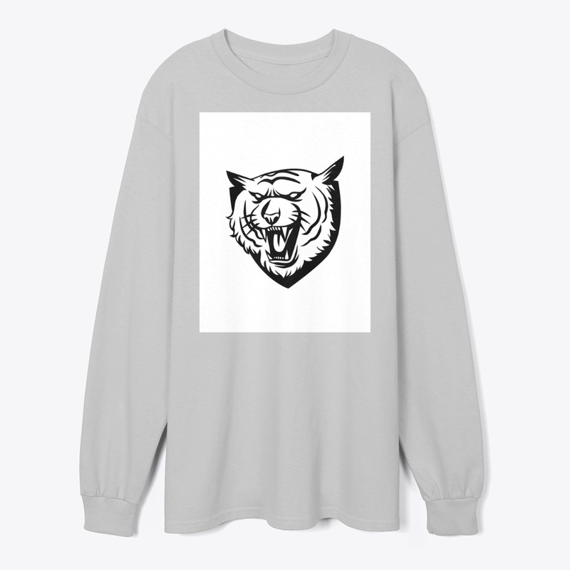 Minimalist Lion Tee – B&W Design