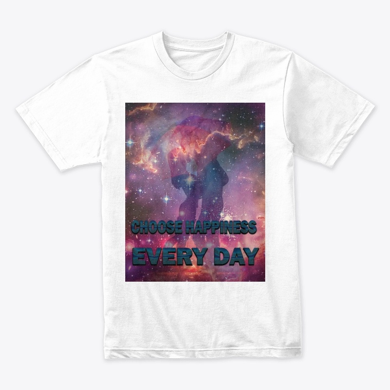 T-shirt design "Choose happiness ..."