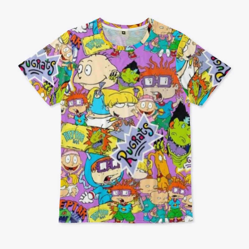Rugrats-inspired collage design.