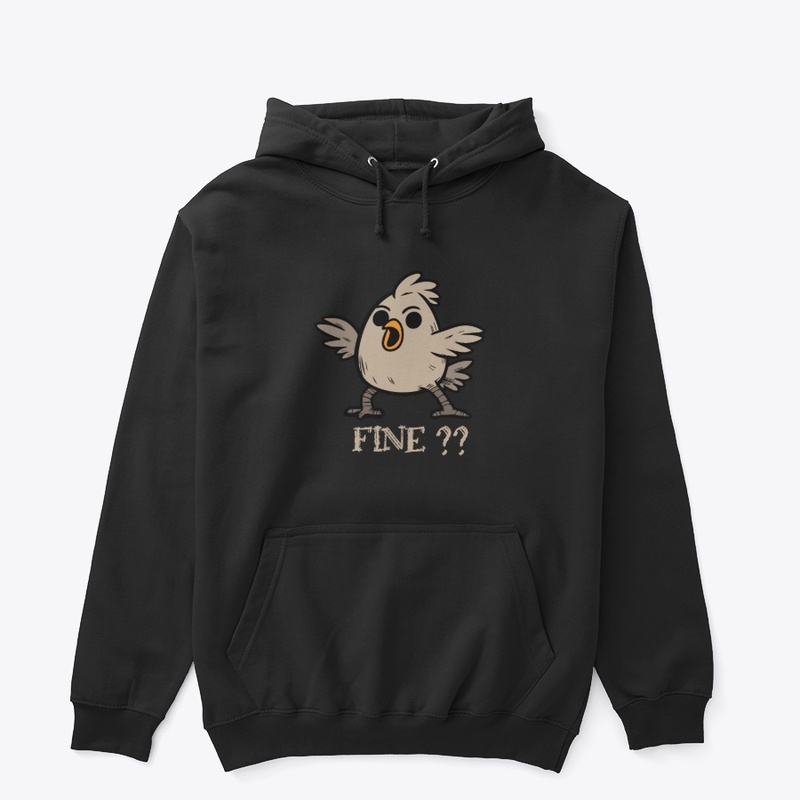 Flustered Chick Fine Meme