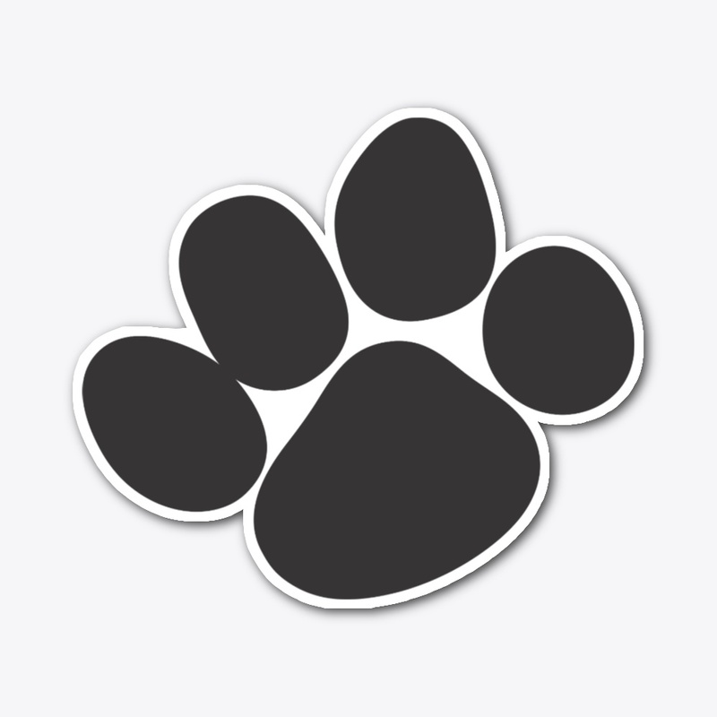 Classic Black Paw Print T-Shirt