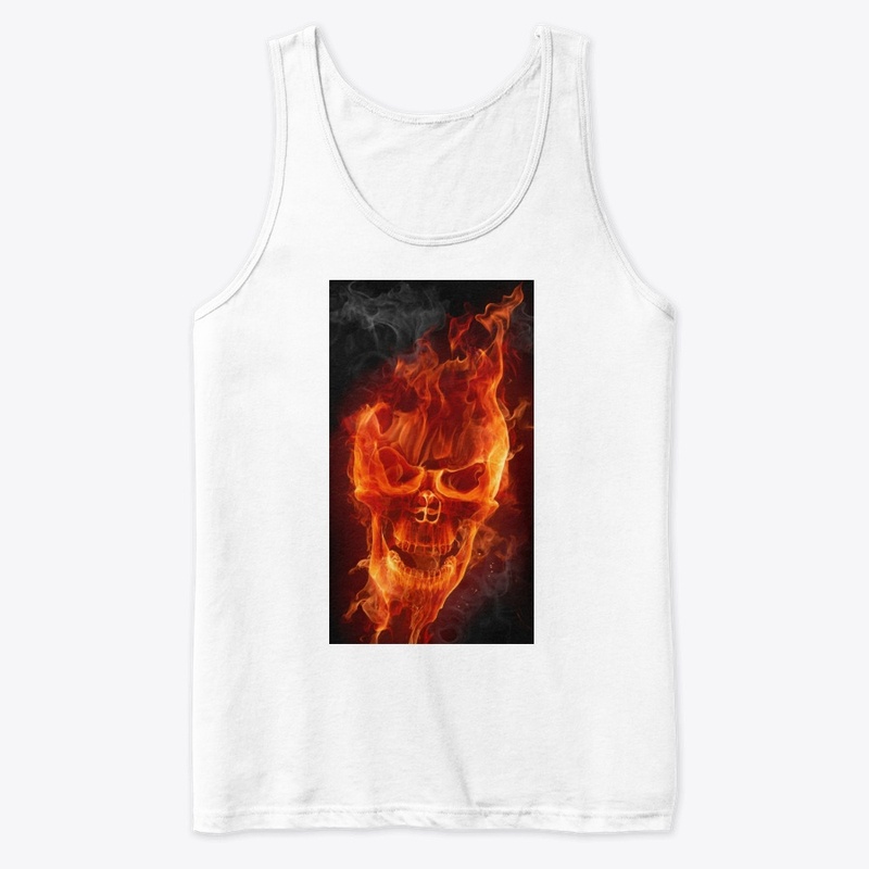 Fire skull