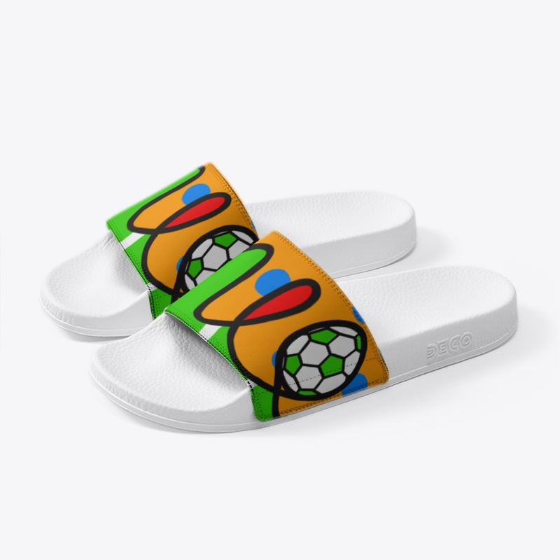 One football slides