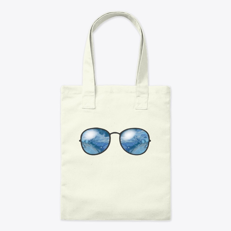 Marbled Glasses - Blue