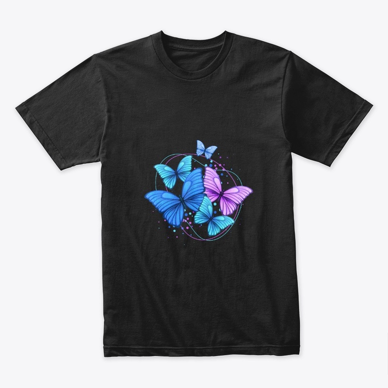 Butterfly T-Shirt, Minimalist Animal tee