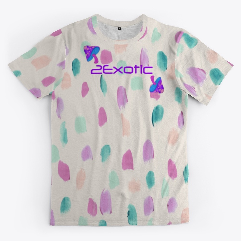 Trippy Shroom Exotic All-Over Print Tee
