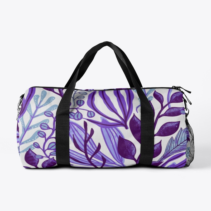 Purple Floral All Over Print 