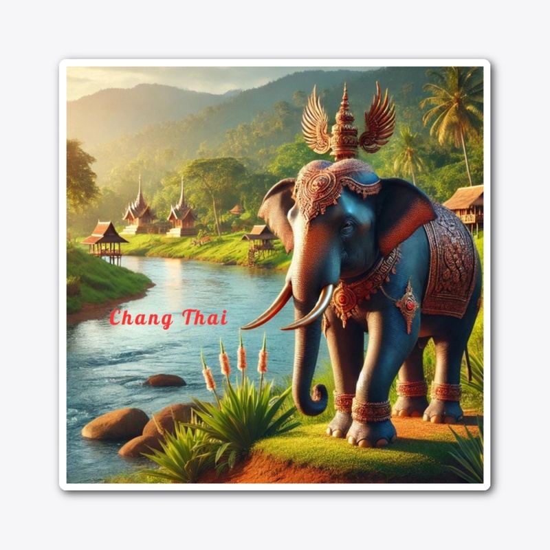 Chang Thai, Elephant, T-shirt, Thai Land