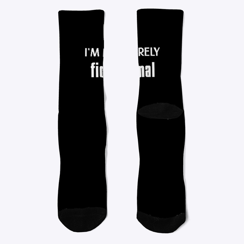 I'm Entirely Fictional - white