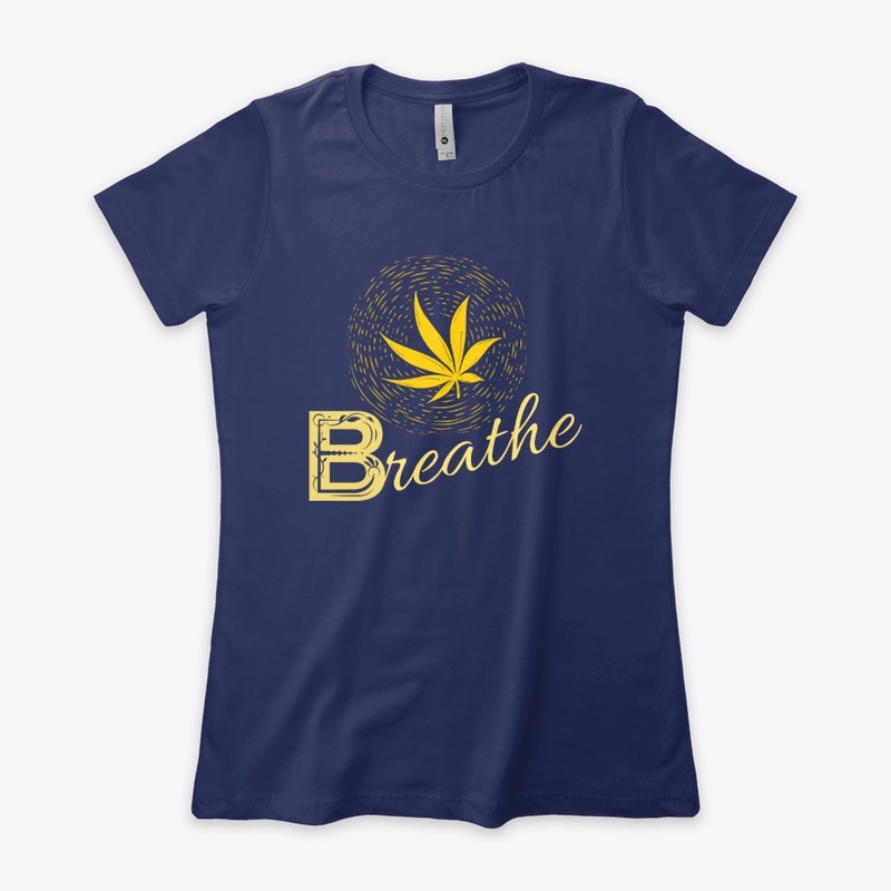 Breathe-Women's Boyfriend Tee