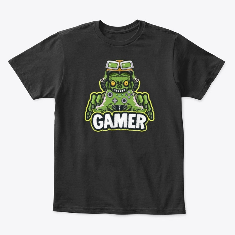 Funny Gamer Zombie Halloween Gaming