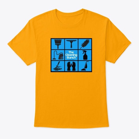  The Cleaning Bunch Housekeeping Gold T-Shirt Front