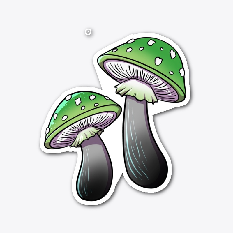 PRIDE MUSHIES! Aromantic flag