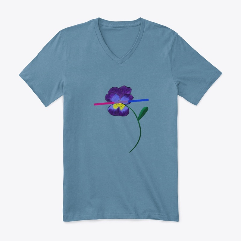 Bi Pride Flag Pansy