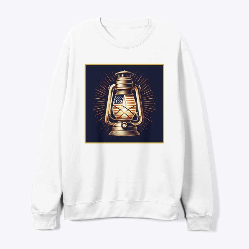 Lantern Flag 1776 July 4th Tee