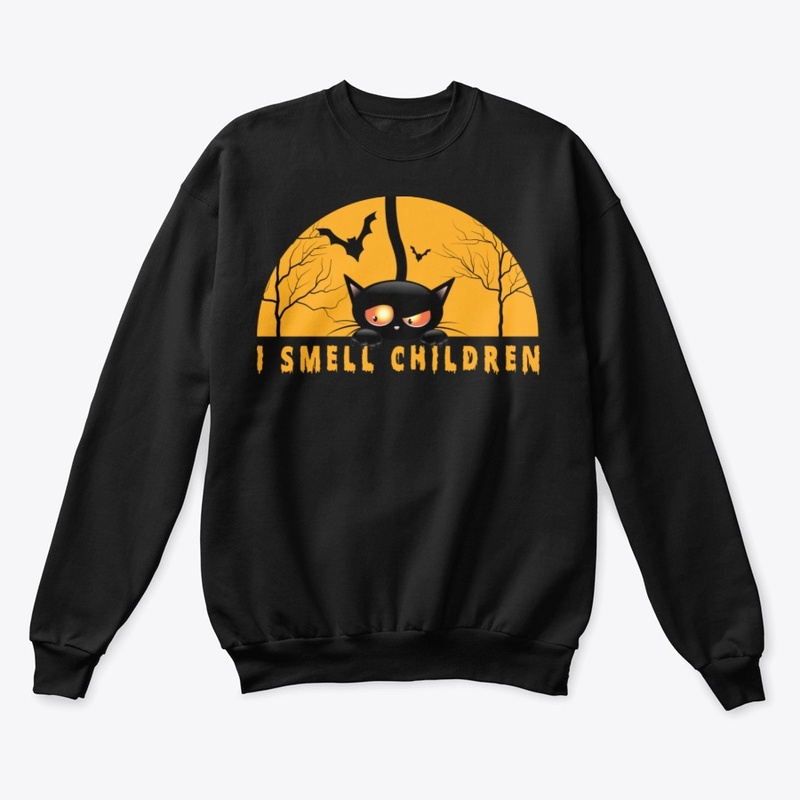 Black Cat Halloween T-Shirt