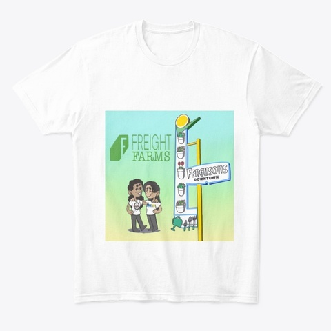 Caridad Gardens Partner Tee White T-Shirt Front