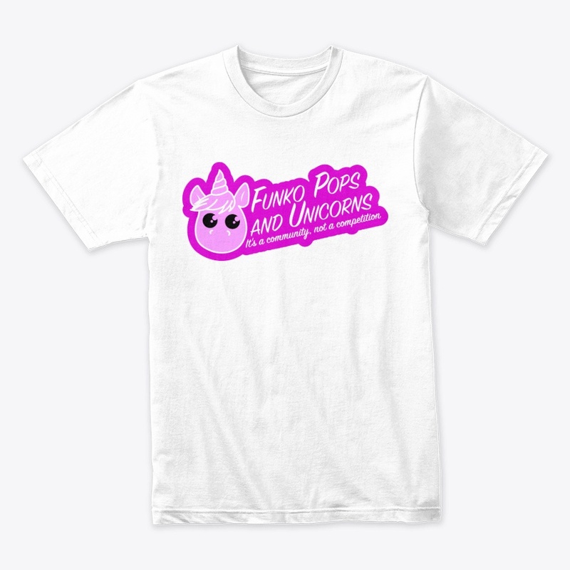 Funko Pops and Unicorns Logo - Pink