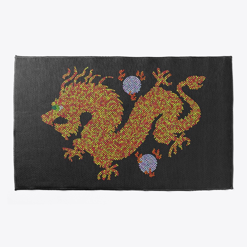 Dot Art Chinese Dragon