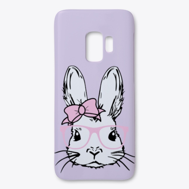  Hipster Bunny Rabbit Pink Glasses