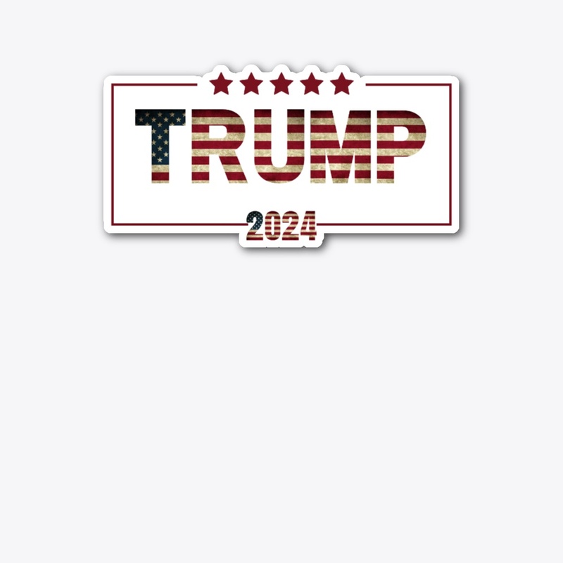 2024 Trump Vintage American Flag