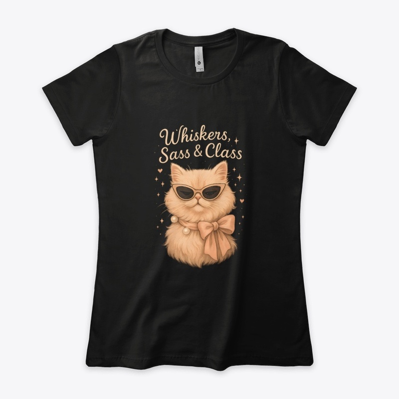 Cute Persian Cat Whiskers, Sass Gift