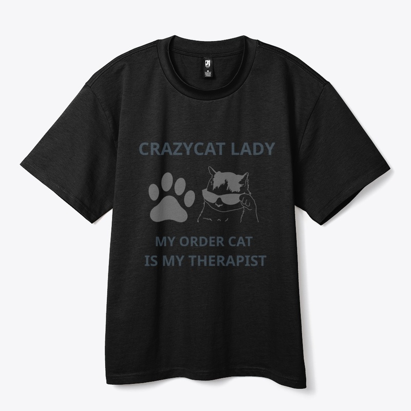 Purr-fect Therapy Cat Mom Tee