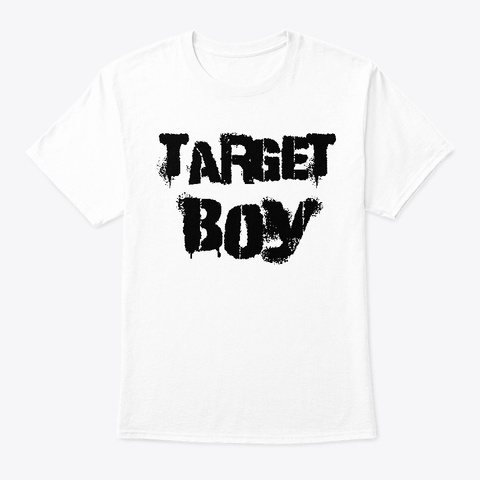 Target Boy White T-Shirt Front