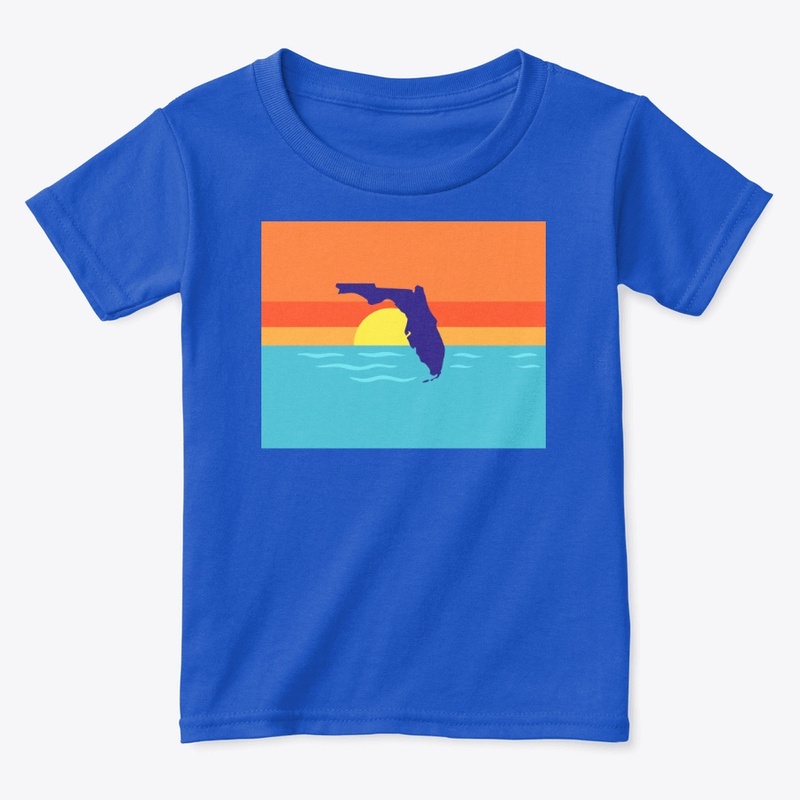 Florida Sunset and Waves Coastal Art