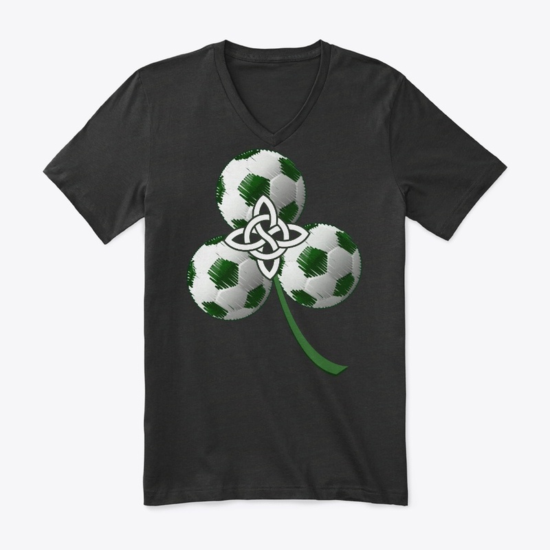 Soccer Ball Celtic Knot St Patricks Gift