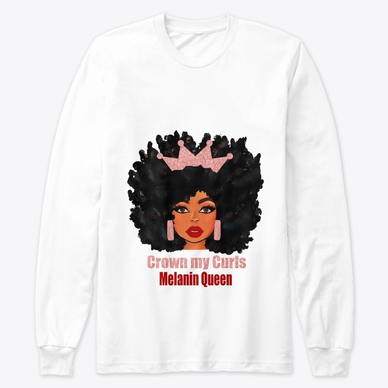 Crown my curls afro shirts