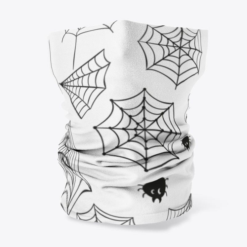 Spider Web Halloween Neck Gaiter