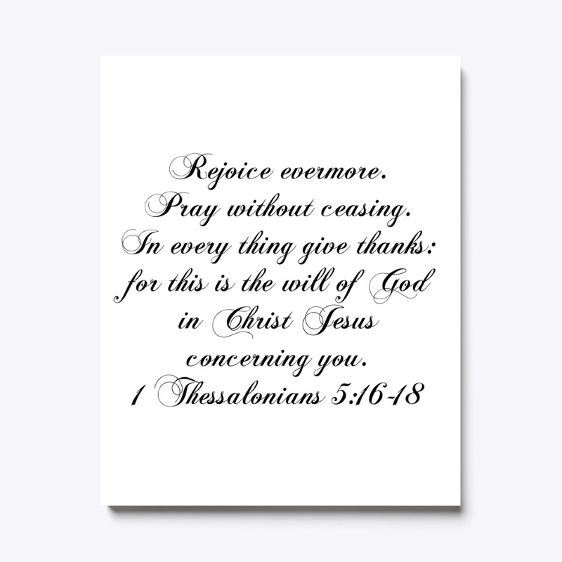 Rejoice Evermore Canvas