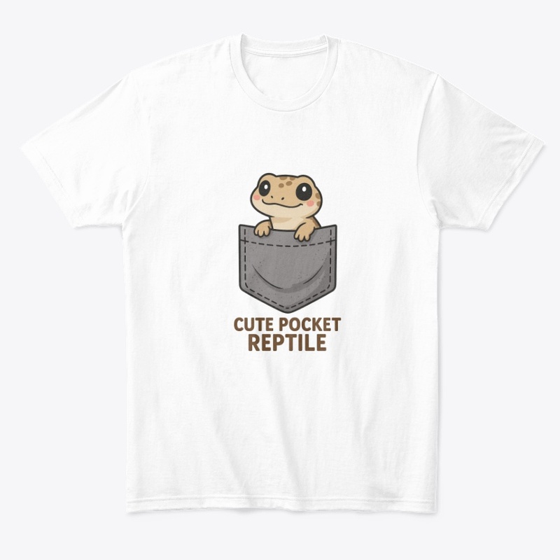 Pocket Snake – Minimal Reptile Fun Tee